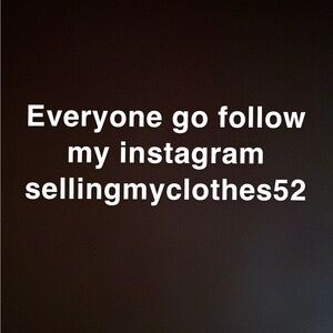 Everyone go follow please